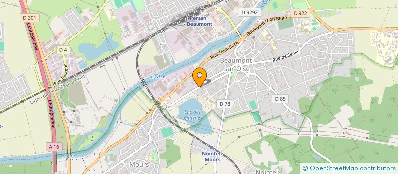 localisation de l'entreprise DIVANO MANAGEMENT  BEAUMONT-SUR-OISE