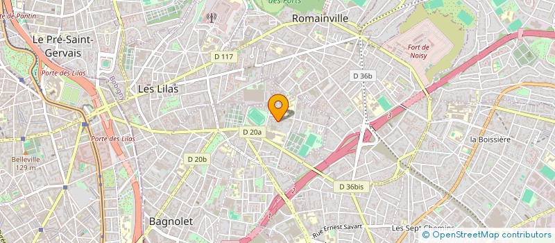 localisation de l'entreprise DIVARTCITE à BAGNOLET