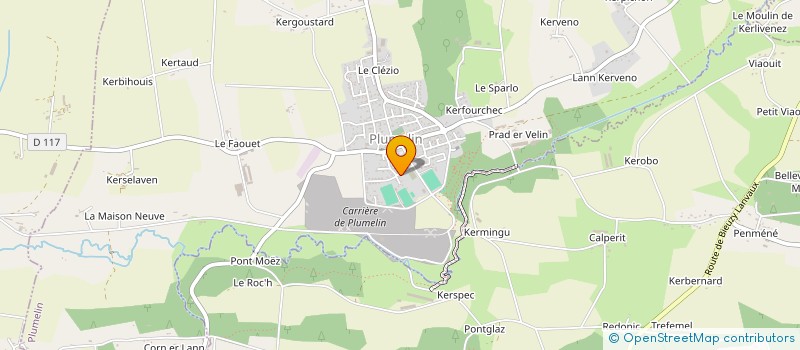 localisation de l'entreprise DIVASKELL BRO LOGUNEC'H  PLUMELIN