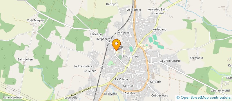 localisation de l'entreprise DIVASKELL PLEUWIGNER  PLUVIGNER