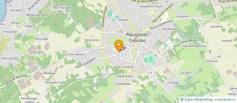 localisation de l'entreprise DIVASKELL PLOUGASTELL  PLOUGASTEL-DAOULAS