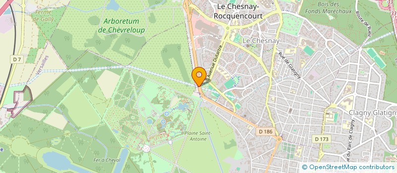 localisation de l'entreprise DIVATECH à LE CHESNAY-ROCQUENCOURT
