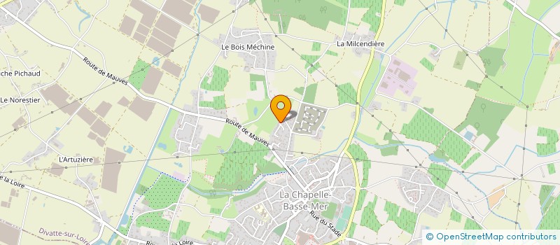 localisation de l'entreprise DIVATTE CLOISONS à DIVATTE-SUR-LOIRE