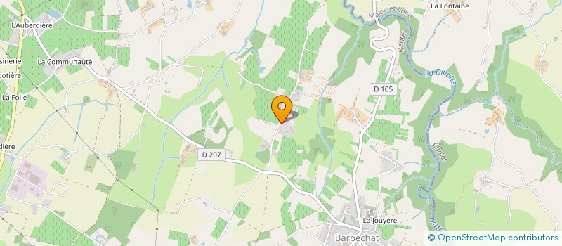 localisation de l'entreprise DIVATTE D'OREE  DIVATTE-SUR-LOIRE