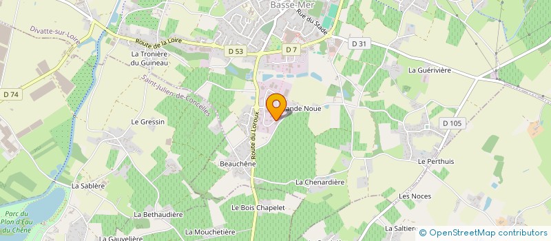 localisation de l'entreprise DIVATTE LOCATION à DIVATTE-SUR-LOIRE