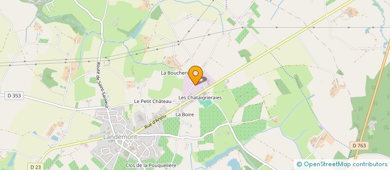 localisation de l'entreprise DIVATTE MENUISERIE à OREE-D'ANJOU