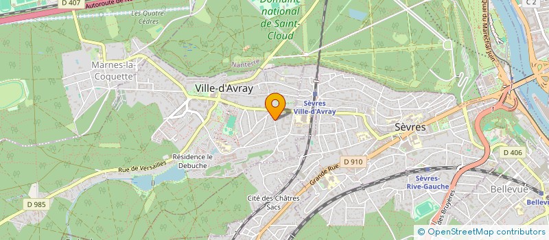 localisation de l'entreprise DIVE COMPANION  VILLE-D'AVRAY