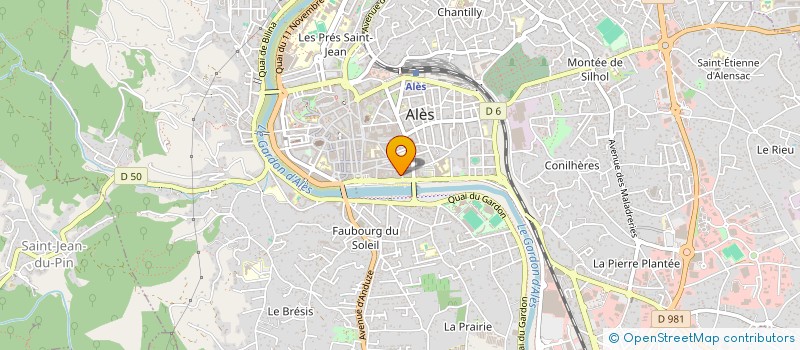 localisation de l'entreprise DIVELEC  ALES