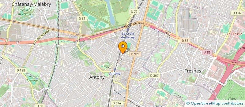 localisation de l'entreprise DIVENCOM à ANTONY