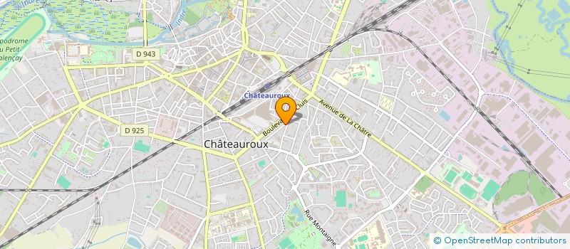 localisation de l'entreprise DIVER'CITE à CHATEAUROUX