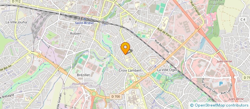 localisation de l'entreprise DIVERCITE à SAINT-BRIEUC