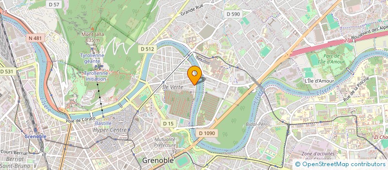 localisation de l'entreprise DIVERGENCE à GRENOBLE
