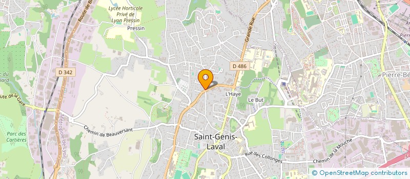 localisation de l'entreprise DIVERGENCE  SAINT-GENIS-LAVAL