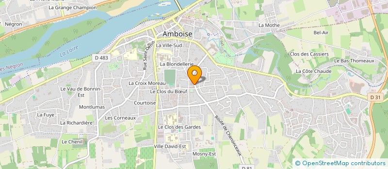 localisation de l'entreprise DIVERS 6T à AMBOISE