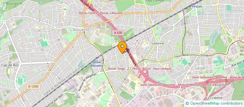 localisation de l'entreprise DIVERS CITES EN CHOEUR  PESSAC