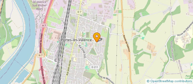 localisation de l'entreprise DIVERS P'TITS SONS  PORTES-LES-VALENCE
