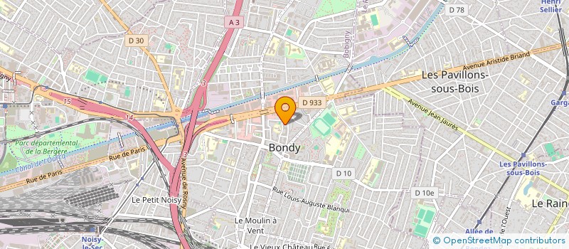 localisation de l'entreprise DIVERS SERVICES SECURITE  BONDY
