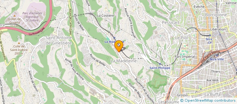 localisation de l'entreprise DIVERS4MEDITERRANEE  NICE