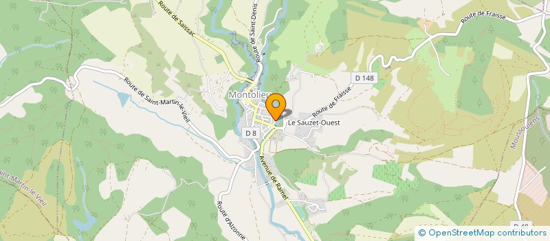 localisation de l'entreprise DIVERSION à MONTOLIEU