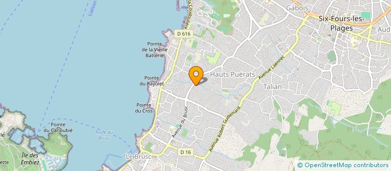 localisation de l'entreprise DIVERSION AVENIR à SIX-FOURS-LES-PLAGES