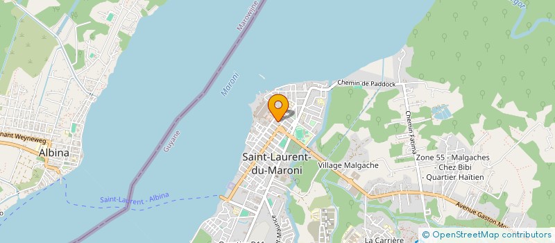 localisation de l'entreprise DIVERSITE à SAINT-LAURENT-DU-MARONI