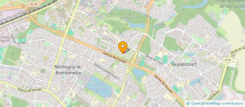 localisation de l'entreprise DIVERSITE CULTURELLE A SAINT QUENTIN EN YVELINES  GUYANCOURT