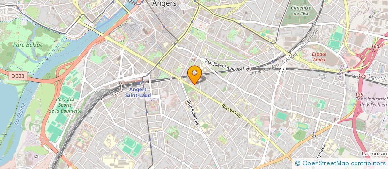 localisation de l'entreprise DIVERSITES à ANGERS