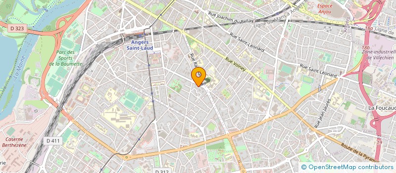 localisation de l'entreprise DIVERSITES, FAITES RAYONNER VOS DIFFERENCES à ANGERS