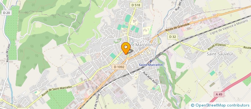 localisation de l'entreprise DIVERSITY DANCE CLUB  SAINT-MARCELLIN