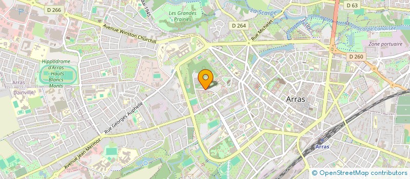localisation de l'entreprise DIVERSTONE à ARRAS
