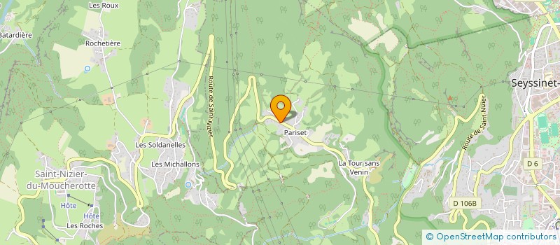 localisation de l'entreprise DIVERTICIMES  SEYSSINET-PARISET