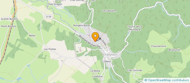 localisation de l'entreprise DIVERTIJEUX à CHATELDON