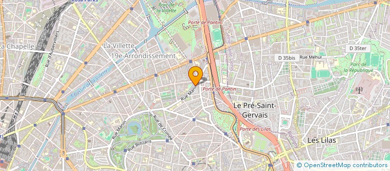 localisation de l'entreprise DIVERTIMENTO à PARIS