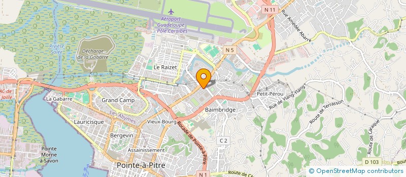 localisation de l'entreprise DIVERTISSEMENT à LES ABYMES