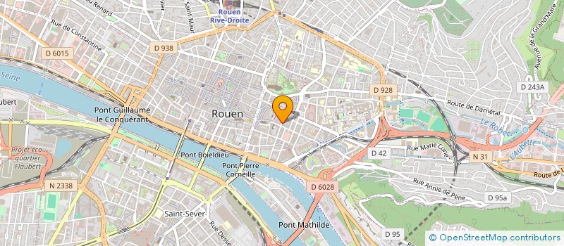 localisation de l'entreprise DIVERTISSEMENTS ACTUELS à ROUEN