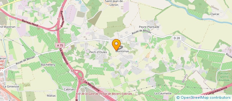 localisation de l'entreprise DIVERTISSEMENTS ET PARTAGE à BEZIERS