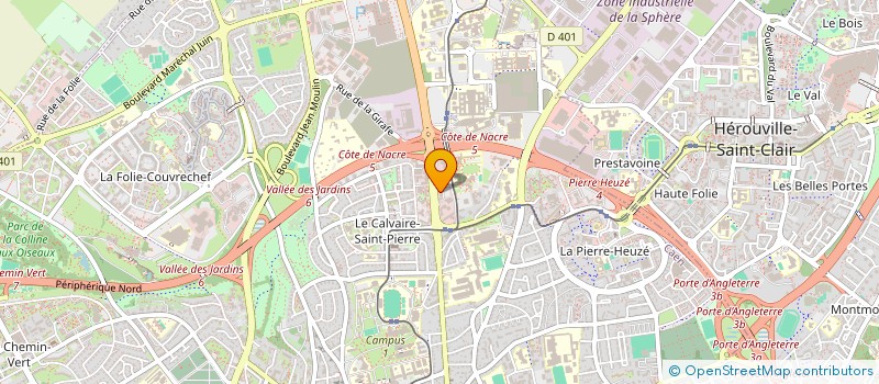 localisation de l'entreprise DIVES HOLDING à CAEN