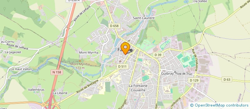 localisation de l'entreprise DIVES RENOVATION  FALAISE