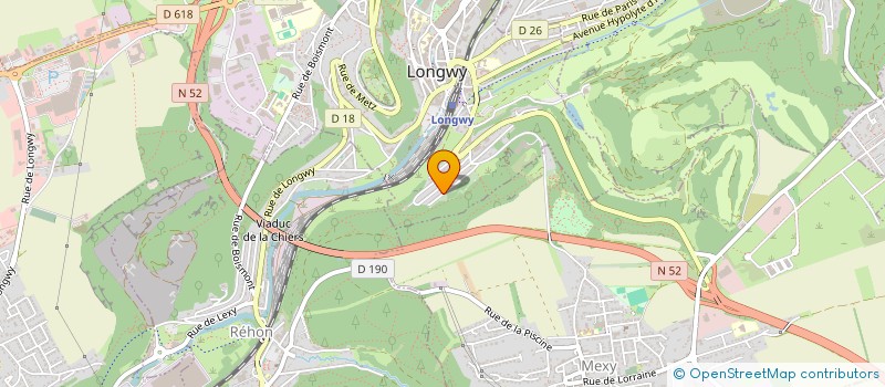 localisation de l'entreprise DIVETRAN à LONGWY