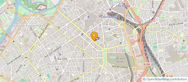 localisation de l'entreprise DIVIDOM INVEST 6  LILLE