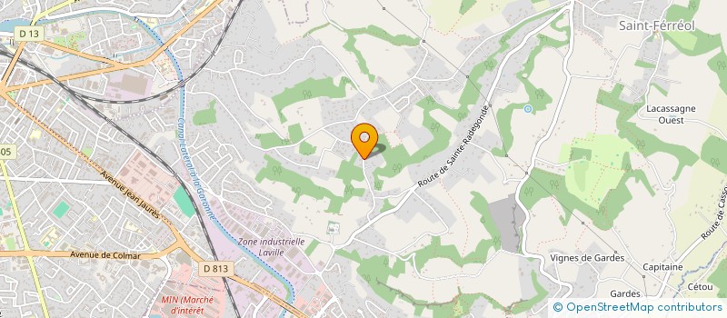 localisation de l'entreprise DIVIDOS  BON-ENCONTRE