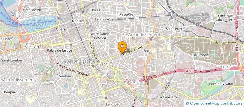 localisation de l'entreprise DIVIN à MARSEILLE