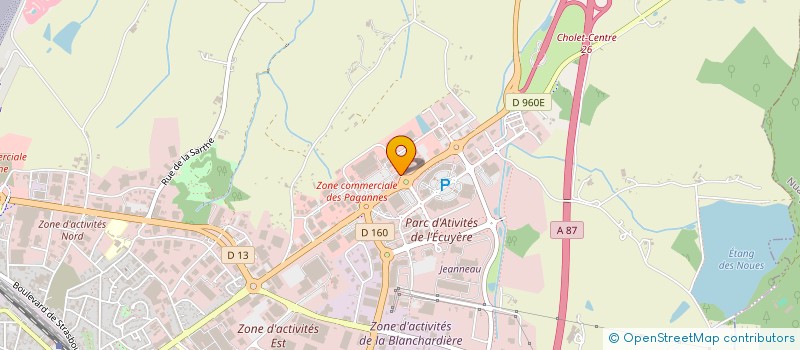 localisation de l'entreprise DIVIN à CHOLET