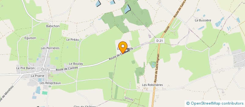 localisation de l'entreprise DIVIN LOIRE A & E CLAVIER  OISLY