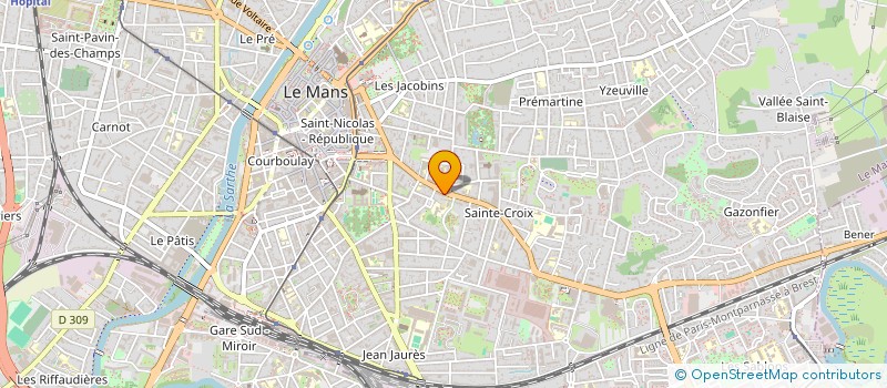 localisation de l'entreprise DIVIN'MANS  LE MANS