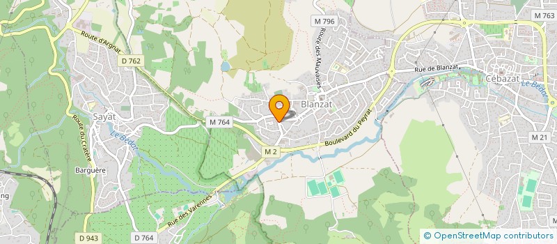 localisation de l'entreprise DIVIN MODE à BLANZAT