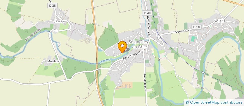 localisation de l'entreprise DIVINDATA SAS  SOIGNOLLES-EN-BRIE