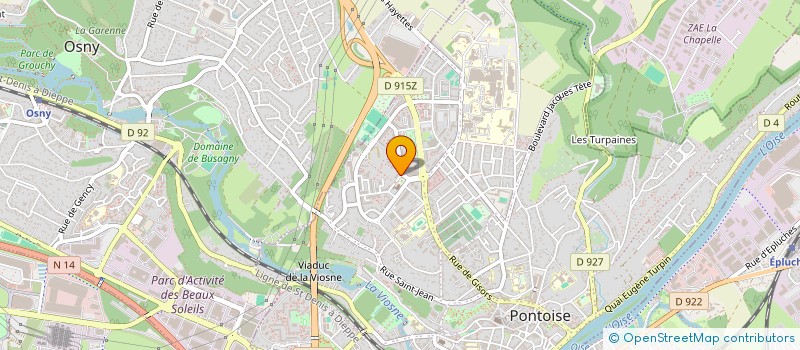 localisation de l'entreprise DIVINE  PONTOISE