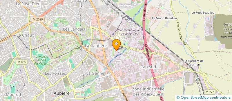 localisation de l'entreprise DIVINE. B  CLERMONT-FERRAND