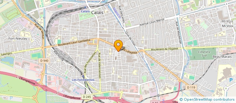 localisation de l'entreprise DIVINE COIFFURE  CALAIS